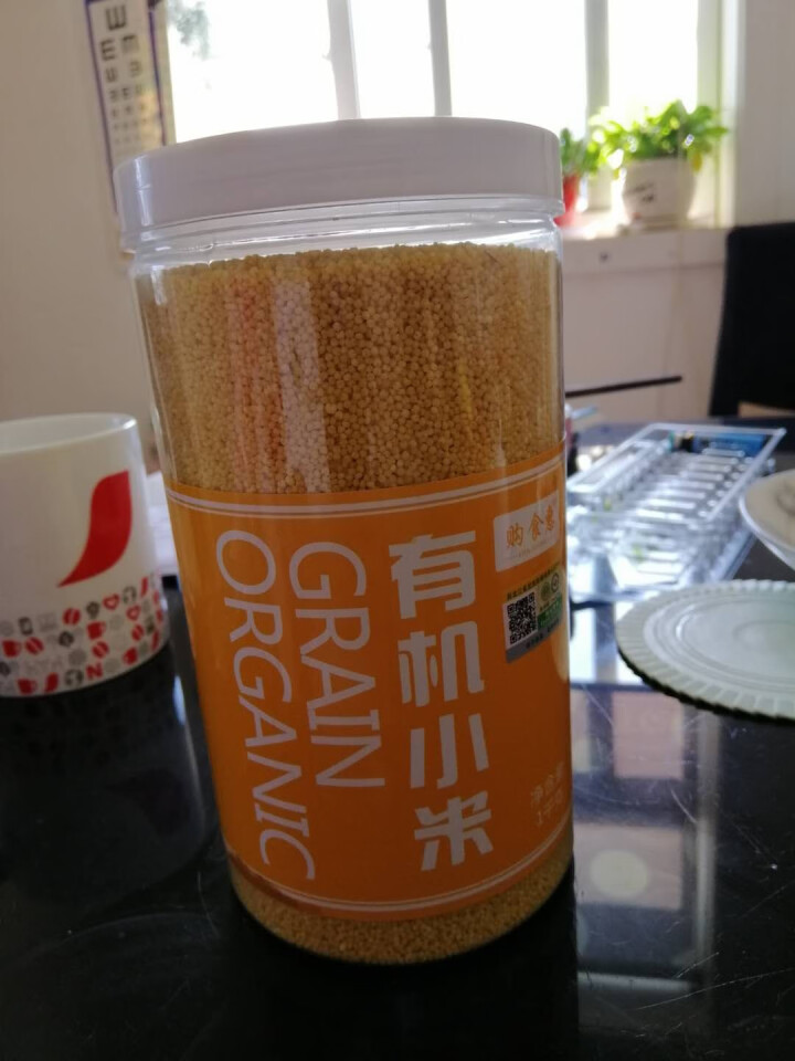 购食惠 有机 黄小米 2斤装1000g（五谷 杂粮 小黄米 无添加 月子粥 粗粮 小米粥）怎么样，好用吗，口碑，心得，评价，试用报告,第2张