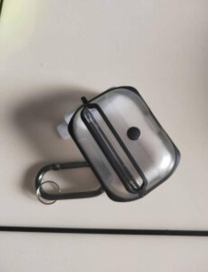 白布斯适用于airpods pro保护套3代苹果无线蓝牙耳机保护壳无线充电仓充电盒透明软壳 黑色怎么样，好用吗，口碑，心得，评价，试用报告,第4张