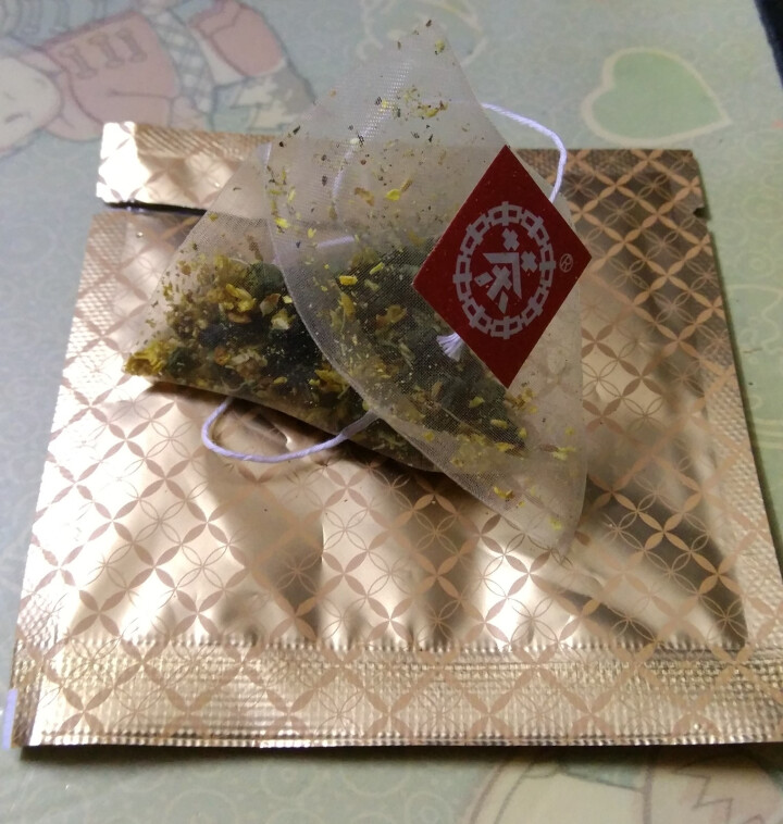 中茶清茶桂花乌龙茶清香茶叶袋泡花草茶10包一盒25g 桂花乌龙试用装1袋(单拍不发货)怎么样，好用吗，口碑，心得，评价，试用报告,第4张