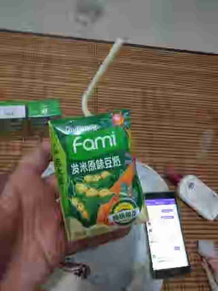 越南进口fami发米低脂豆奶200ml*18盒原味减糖早餐豆奶饮品植物蛋白饮料 礼盒端午送礼佳品 （原味）200ml*6盒怎么样，好用吗，口碑，心得，评价，试用,第10张