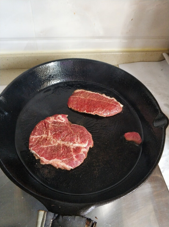 小试牛 原切牛排澳州进口 雪花牛扒 谷饲板腱牡蛎肉 非腌制 原切0添加,第3张