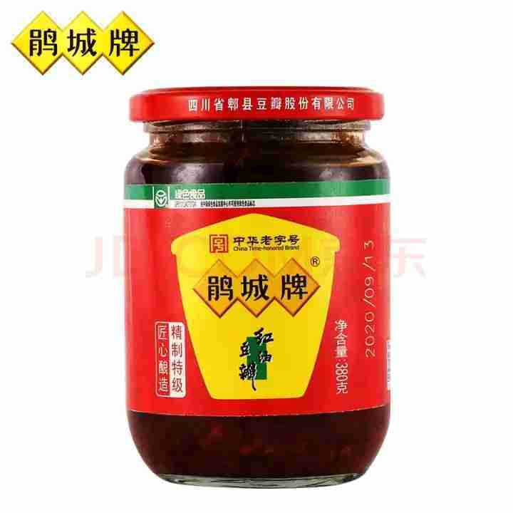 鹃城牌精制特级红油郫县豆瓣酱380g玻璃瓶装四川特产菜炒菜调味品怎么样，好用吗，口碑，心得，评价，试用报告,第3张