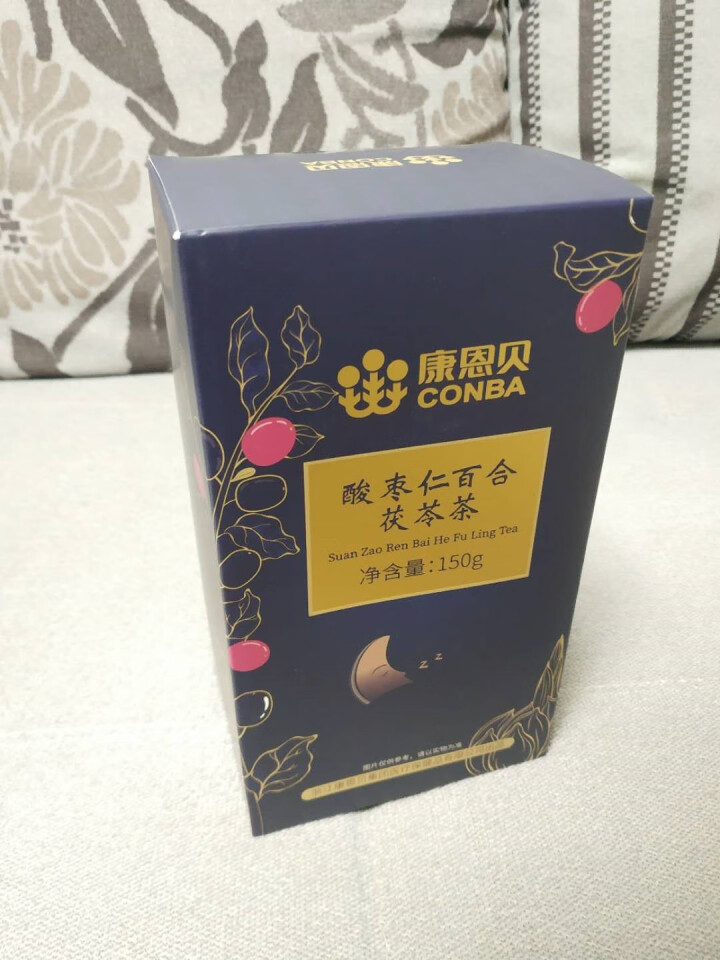 康恩贝茯苓酸枣仁茶 搭百合膏丸助失眠安神睡眠茶夜交藤炒酸枣仁糕儿粉天然茶花草茶袋泡茶 1盒装怎么样，好用吗，口碑，心得，评价，试用报告,第2张