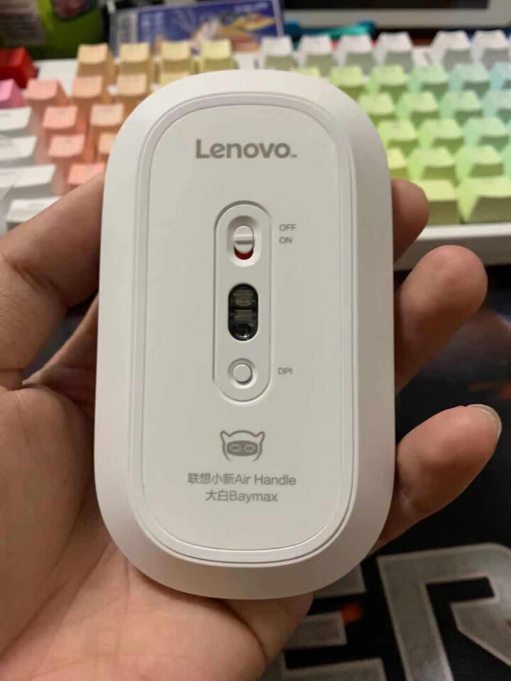 联想（Lenovo）小新Air Handle无线静音鼠标 便携办公鼠标(家用办公 台式机笔记本通用) Air Handle 白色怎么样，好用吗，口碑，心得，评价,第4张