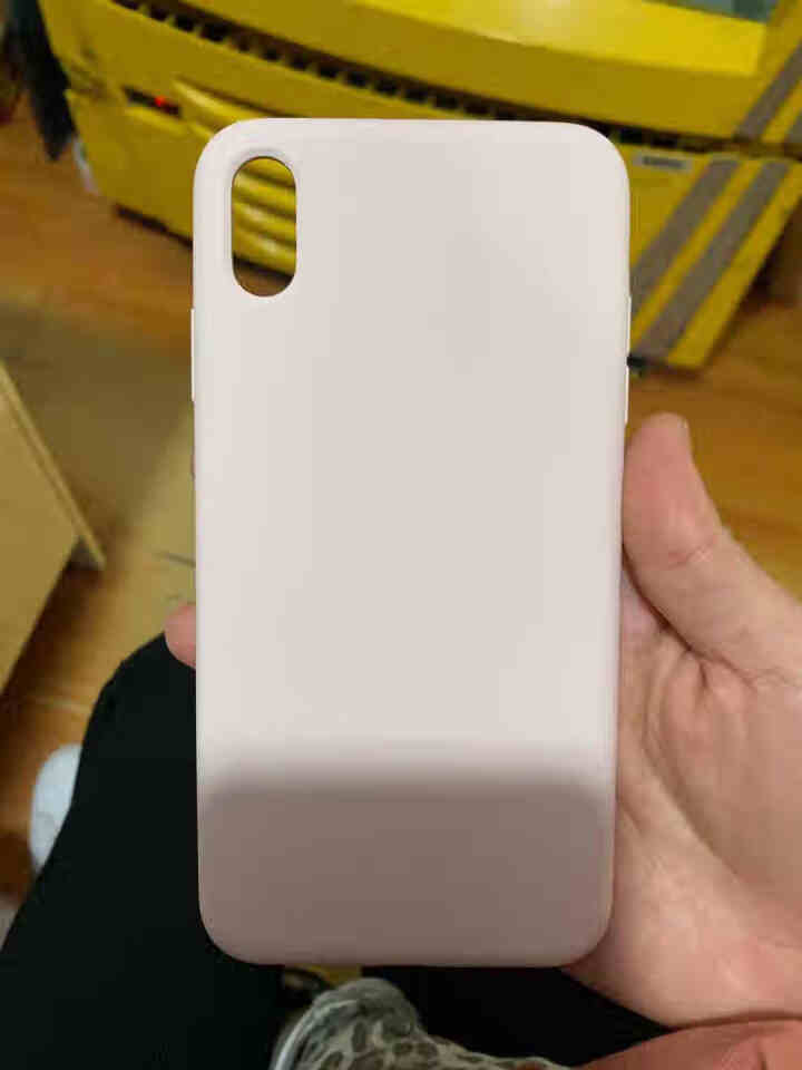 日新隆 苹果X/XS液态硅胶手机壳  iPhoneXS Max高档保护套全包防摔超薄肤感加绒软壳 樱花粉 (5.8寸)  iPhone X/XS通用怎么样，好用,第3张