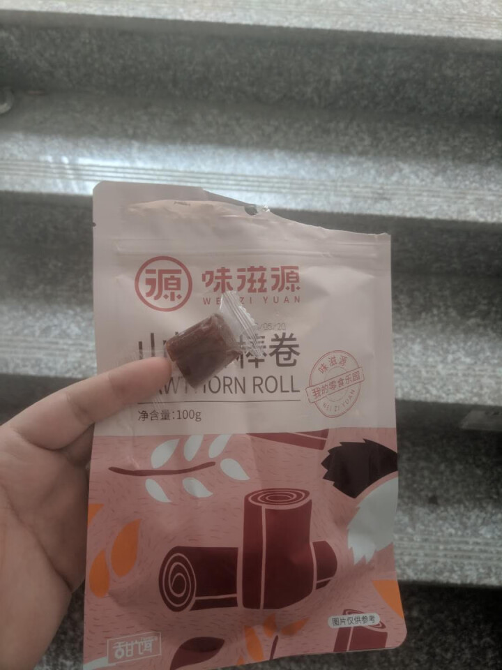 甜饵蜜饯果脯水果干组合菠萝干黄桃干山楂条综合果蔬干休闲零食 山楂棒棒卷100g怎么样，好用吗，口碑，心得，评价，试用报告,第4张