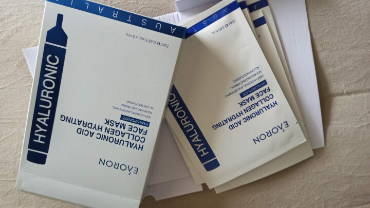 澳容 EAORON 补水保湿 提亮肤色 水光针精华面膜女男士护肤 玻尿酸胶原蛋白保湿面膜 5片/盒怎么样，好用吗，口碑，心得，评价，试用报告,第2张