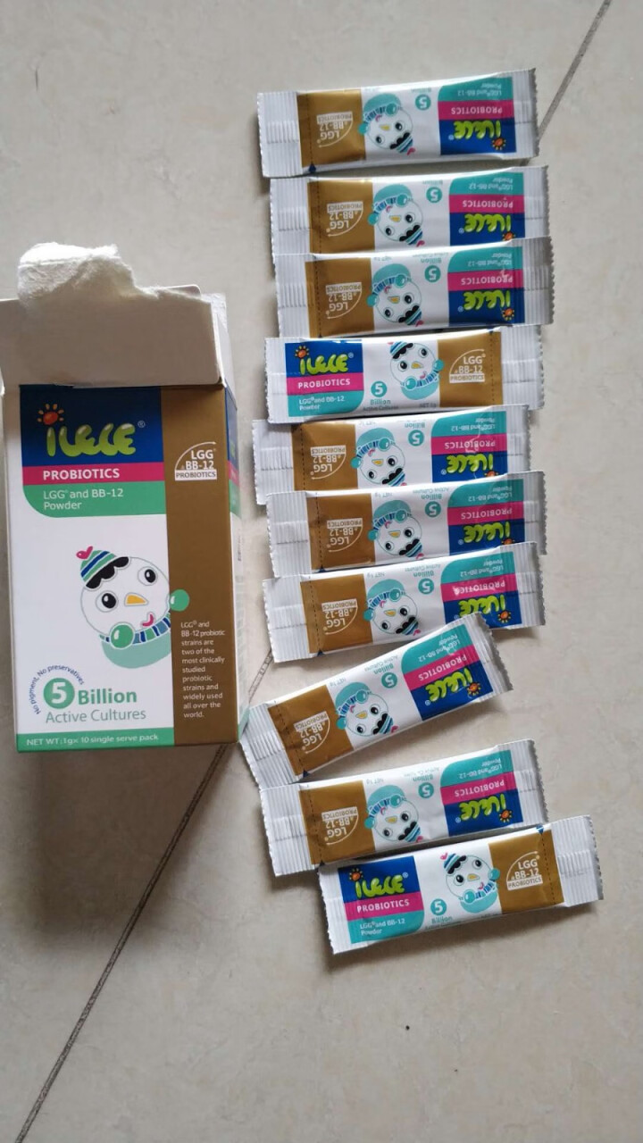 iLELE爱乐乐 婴幼儿童活性益生菌粉 妈咪爱家族产品 丹麦原装进口 LGG+BB,第4张