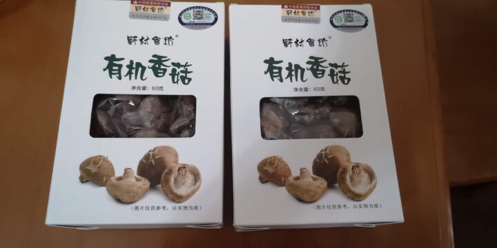 野村食坊 香菇 干货 东北特产 有机食品小香菇 60g*2盒怎么样，好用吗，口碑，心得，评价，试用报告,第2张