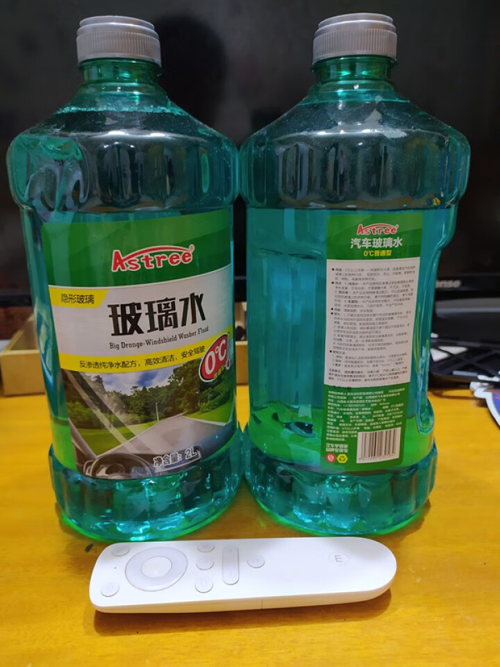 Astree汽车玻璃水玻璃清洁剂清洗剂雨刮水雨刷精汽车用品 0℃普通型2L装【2瓶】怎么样，好用吗，口碑，心得，评价，试用报告,第4张