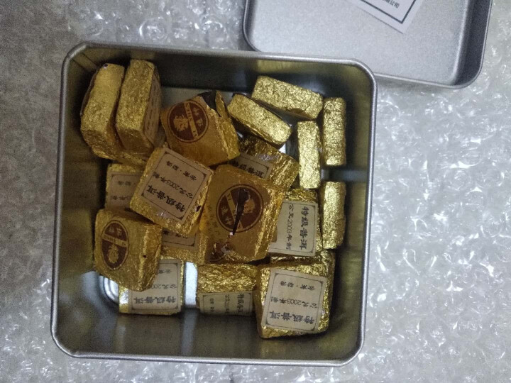 逸神普洱茶 云南普洱熟茶黑茶云南茶叶宫廷普洱陈年普洱沱茶小金砖 陈香小金砖120g/盒怎么样，好用吗，口碑，心得，评价，试用报告,第3张