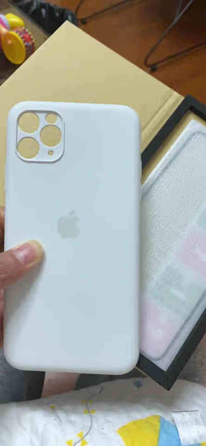 云粼 苹果11手机壳液态硅胶iPhone11摄像头全包11pro Max防摔男女款潮牌软壳ins网红 苹果11【古董白色+钢化膜+挂绳】怎么样，好用吗，口碑，心,第4张