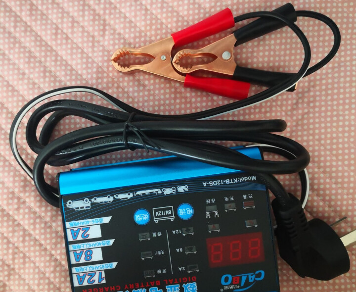 卡途宝全自动汽车电瓶充电器12v6v智能LED数显脉冲修复12A摩托车电瓶车大电流铝合金 智能数显怎么样，好用吗，口碑，心得，评价，试用报告,第5张