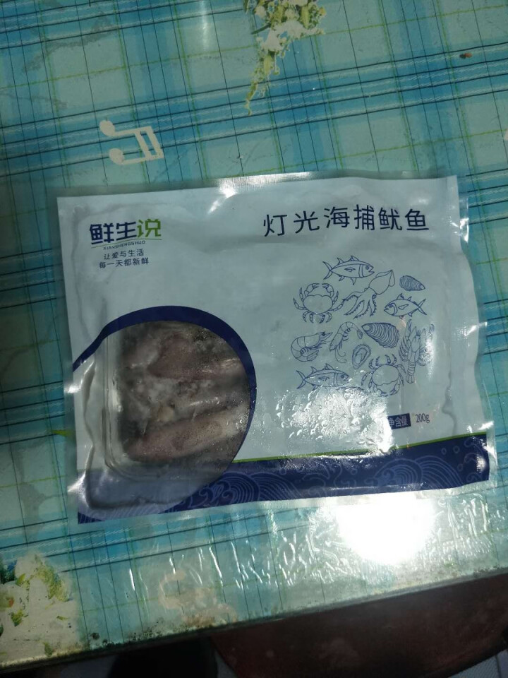 鲜生说 小鱿鱼200g 笔管鱼一口鱿小管船冻东山鱿鱼仔 海鲜生鲜怎么样，好用吗，口碑，心得，评价，试用报告,第4张