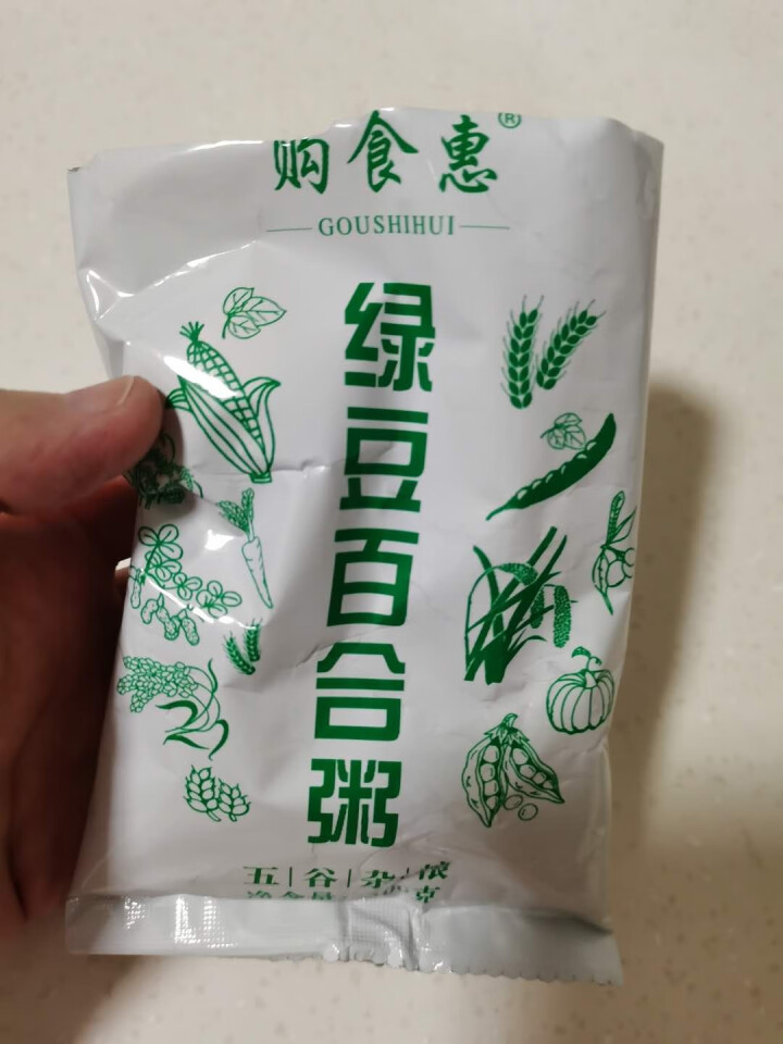 购食惠 绿豆百合粥100g（大米、绿豆、百合）混合粥米粥料五谷杂粮粗粮熬粥怎么样，好用吗，口碑，心得，评价，试用报告,第2张