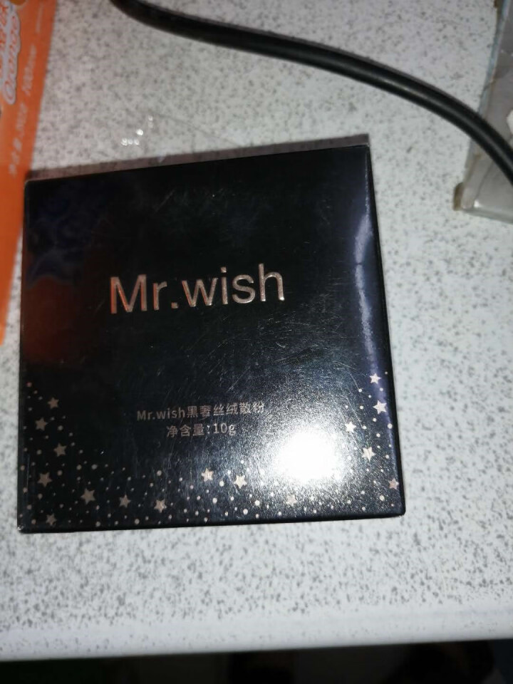 MR.WISH 心愿先生 散粉定妆粉控油持久长效持妆干粉防水粉饼自然不易脱妆蜜粉轻薄透气裸妆粉底 黑奢散粉怎么样，好用吗，口碑，心得，评价，试用报告,第2张