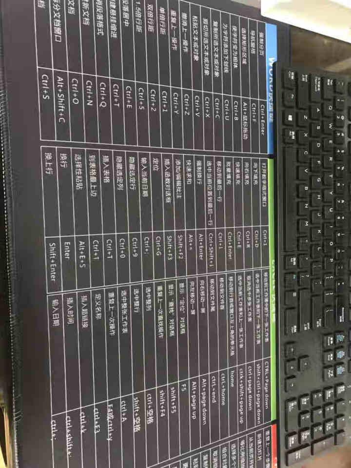 衡文（HENGWEN）鼠标垫大号快捷键cad ps excel函数超大办公防水加厚电脑桌垫精密锁边黑 CAD 30*80cm 厚度3mm怎么样，好用吗，口碑，心,第2张