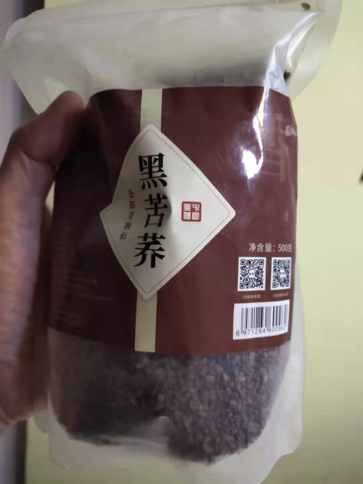 【500克大份量+杯】黑苦荞茶 全胚芽全颗粒荞麦茶四川大凉山黑珍珠苦荞茶量贩装 500g/袋怎么样，好用吗，口碑，心得，评价，试用报告,第2张