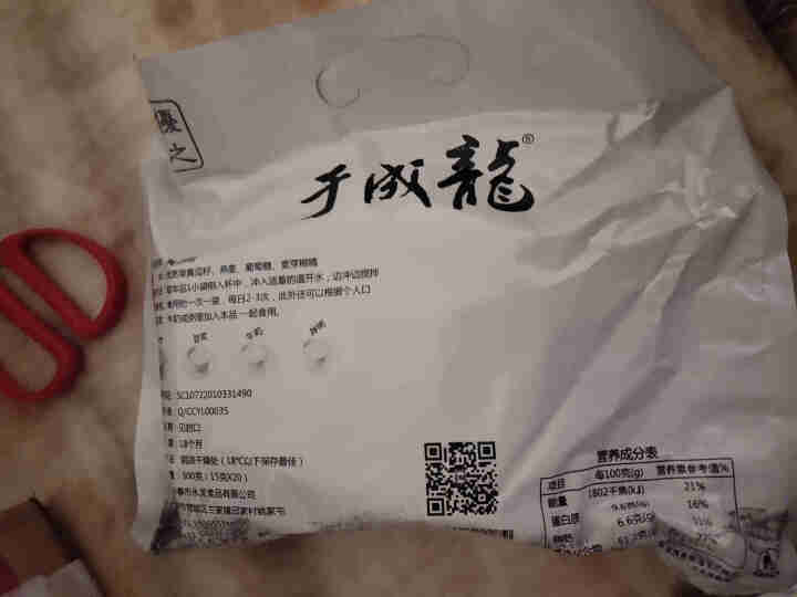 于成龙黄瓜籽粉300g 含葡萄糖燕麦 袋精 小袋包装AP15g*20包怎么样，好用吗，口碑，心得，评价，试用报告,第3张