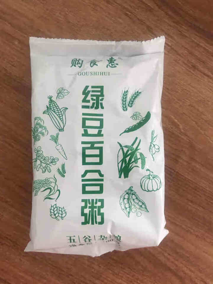 购食惠 绿豆百合粥100g（大米、绿豆、百合）混合粥米粥料五谷杂粮粗粮熬粥怎么样，好用吗，口碑，心得，评价，试用报告,第4张