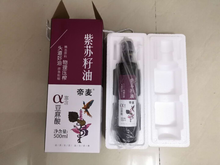 帝麦 食用油 紫苏籽油 苏子油 苏麻油500ml怎么样，好用吗，口碑，心得，评价，试用报告,第3张