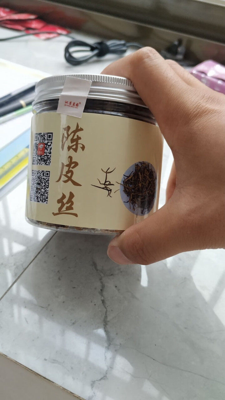 沁芳茗园 新会陈皮 三年陈皮丝 陈皮干 泡茶 陈皮丝 罐 60克 60G怎么样，好用吗，口碑，心得，评价，试用报告,第2张