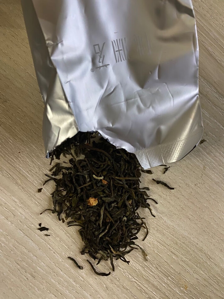 新花新茶 浓香型 茉莉花茶花草茶浓香型散装绿茶叶茉莉毛尖花茶 罐装散装茶叶礼盒装配提袋 桃渊茗金典 双罐共300G配提袋怎么样，好用吗，口碑，心得，评价，试用报,第3张