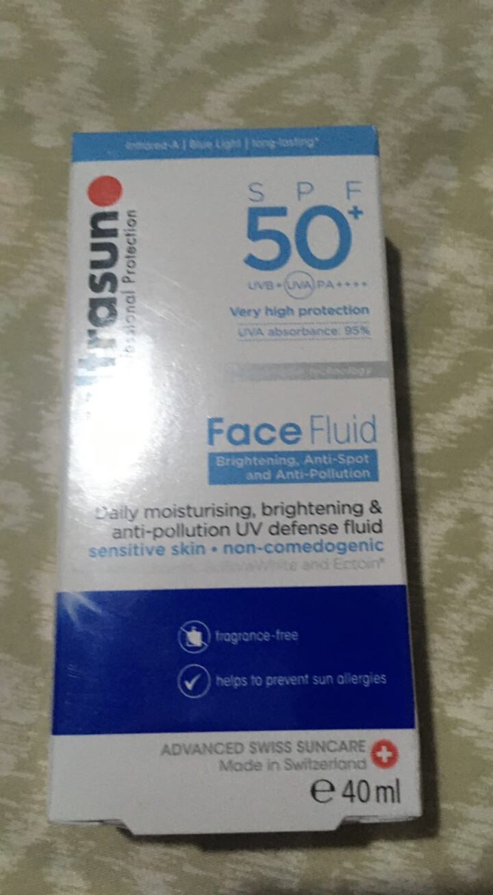 瑞士优佳（Ultrasun）隔离多效亮肤防晒乳SPF50+ PA++++ 40ml怎么样，好用吗，口碑，心得，评价，试用报告,第3张