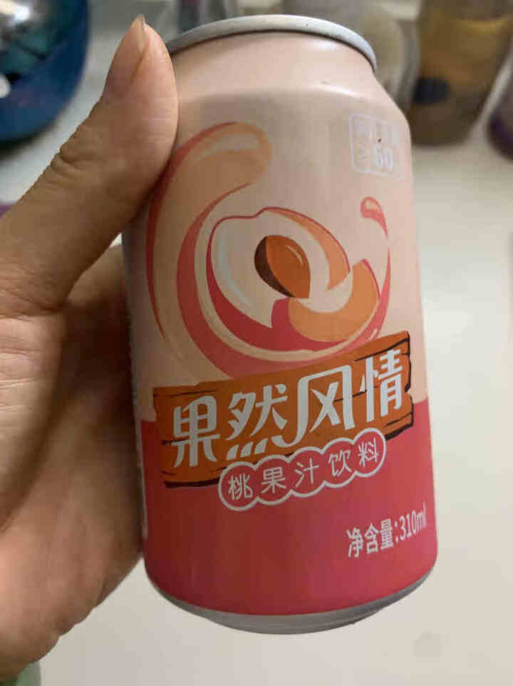 果然风情果汁饮料桃汁果味饮品听装新品听装310ml*20罐桃果汁饮品果饮 310ml*1怎么样，好用吗，口碑，心得，评价，试用报告,第2张