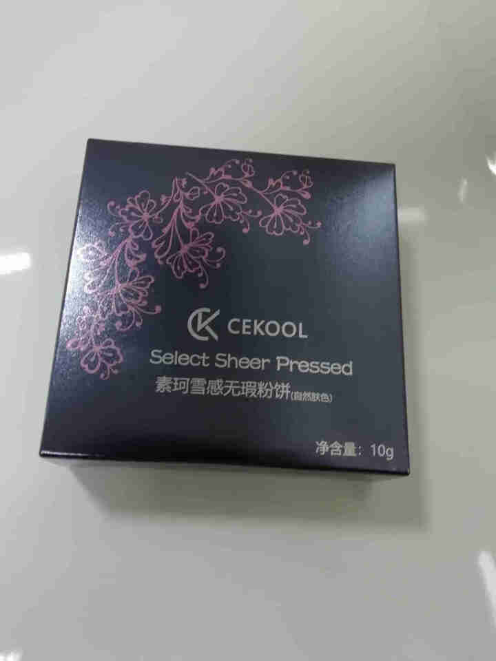 CEKOOL素珂雪感无暇粉饼定妆控油持妆提亮肤色遮瑕防水防汗 自然色怎么样，好用吗，口碑，心得，评价，试用报告,第2张