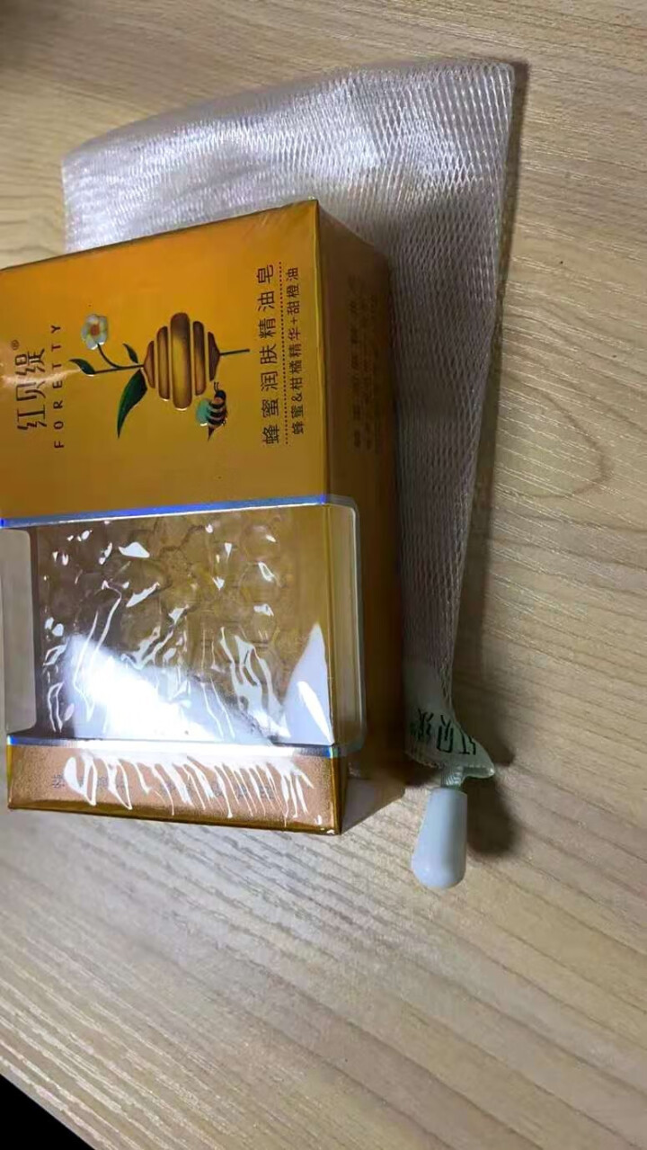 红贝缇蜂蜜皂 蜂蜜润肤精油皂洗脸洁面皂香皂 补水保湿温和不刺激 孕妇可用 120克一块 【补水控油】蜂蜜润肤皂120g怎么样，好用吗，口碑，心得，评价，试用报告,第2张