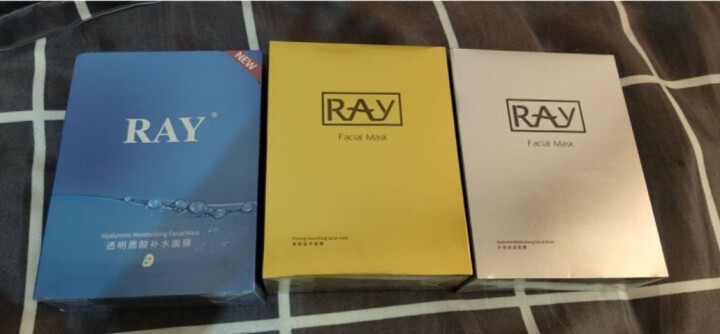 RAY面膜官方中文版 金色+银色+蓝色 30片/3盒 深层补水 水润保湿 紧致滋养 RAY品牌直供 金色1盒+银色1盒+蓝色1盒怎么样，好用吗，口碑，心得，评价,第2张