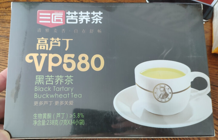 【第二件0元】三匠苦荞茶 三匠黑苦荞茶高芦丁VP580 238克 苦荞茶 麦香味 旗舰店怎么样，好用吗，口碑，心得，评价，试用报告,第2张