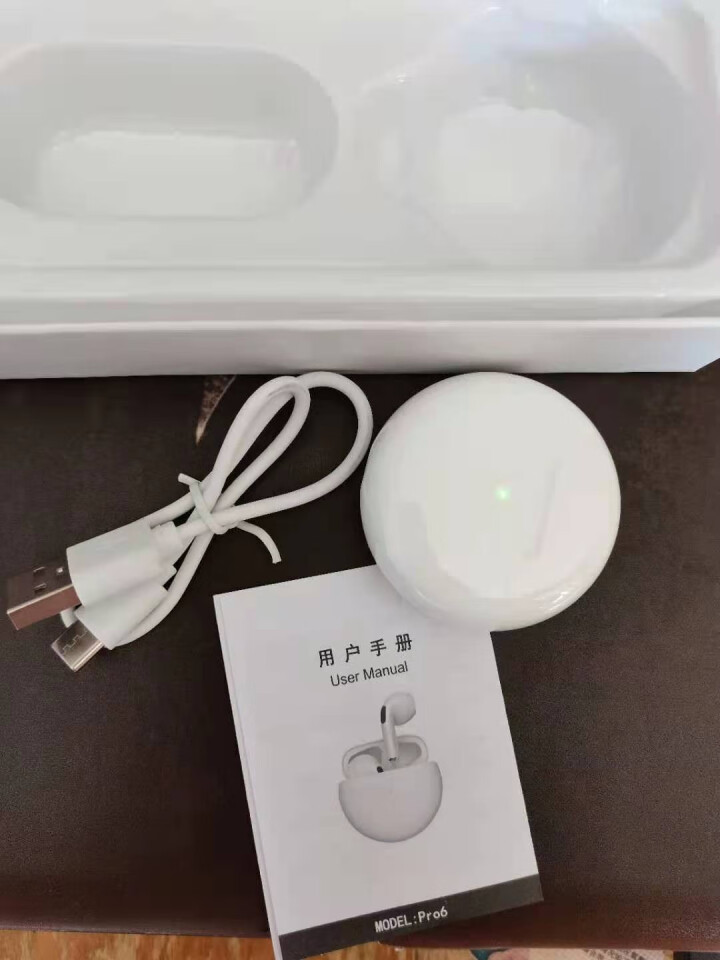 洛荧 【2021新品】真无线蓝牙耳机半入耳式降噪游戏耳机双耳运动跑步 华为苹果小米通用 支持改名触控 【象牙白】支持改名触控+365天质保怎么样，好用吗，口碑，,第4张