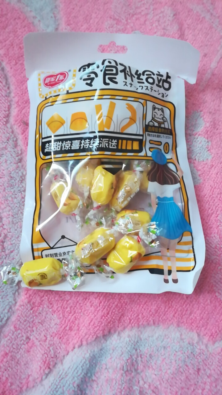 甜蜜1派 特浓榴莲味软糖风味休闲零食糖结婚喜糖果250g/袋榴莲奶糖双扭 榴莲奶糖 100g怎么样，好用吗，口碑，心得，评价，试用报告,第4张