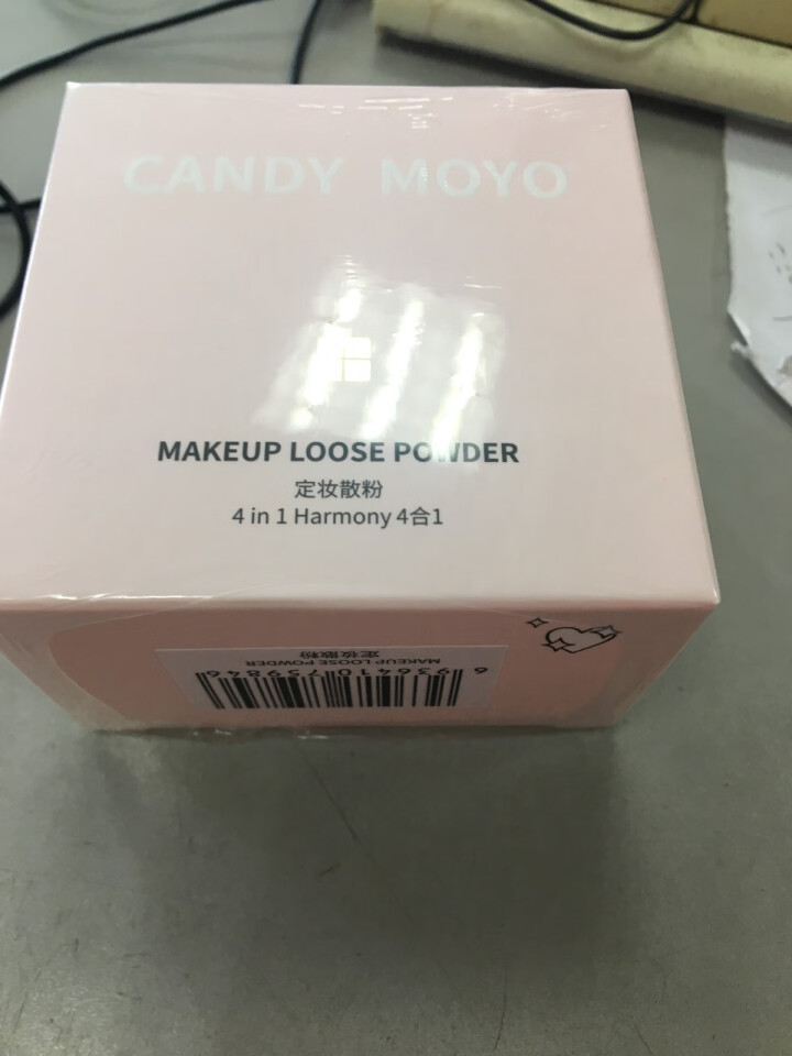 【四色散粉】Candy Moyo四宫格定妆粉饼散粉持久24小时定妆控油轻薄如雾隐毛孔不浮粉晚安粉蜜粉 薄纱玫瑰（哑光）怎么样，好用吗，口碑，心得，评价，试用报告,第3张