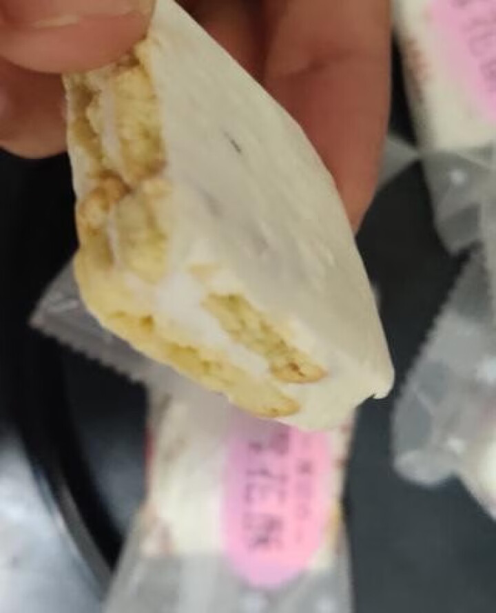 甜蜜1派网红雪花酥糖果零食早餐沙琪玛牛轧糖雪花酥饼干蛋糕奶芙零食特产120g/袋 雪花酥 6颗（品尝款无包装）怎么样，好用吗，口碑，心得，评价，试用报告,第4张