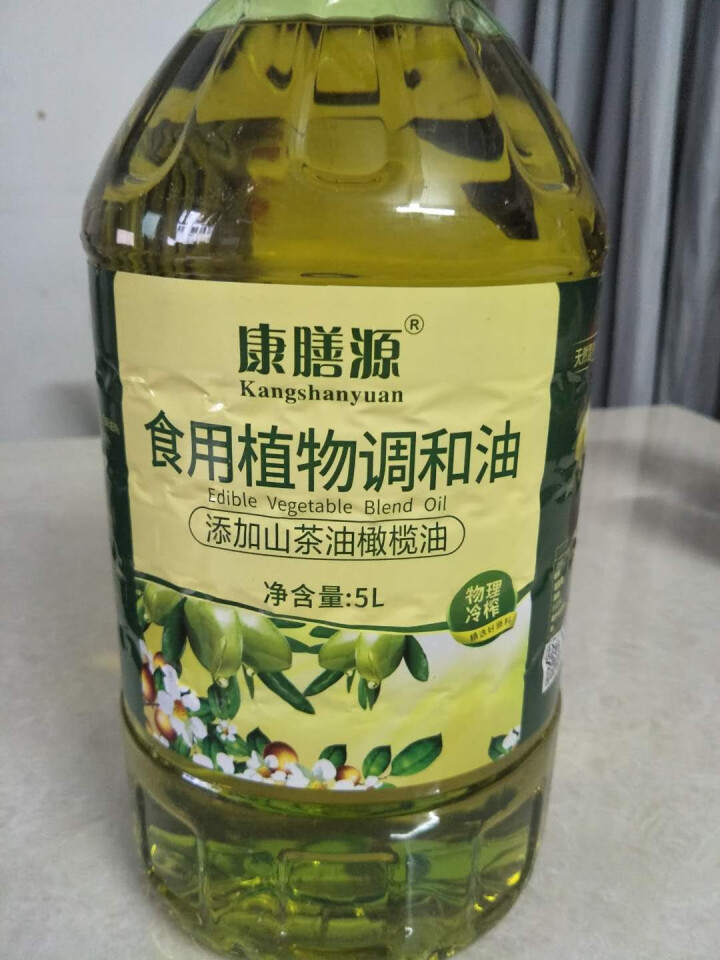 康膳源 食用油 山茶橄榄食用植物调和油5升 物理压榨怎么样，好用吗，口碑，心得，评价，试用报告,第2张