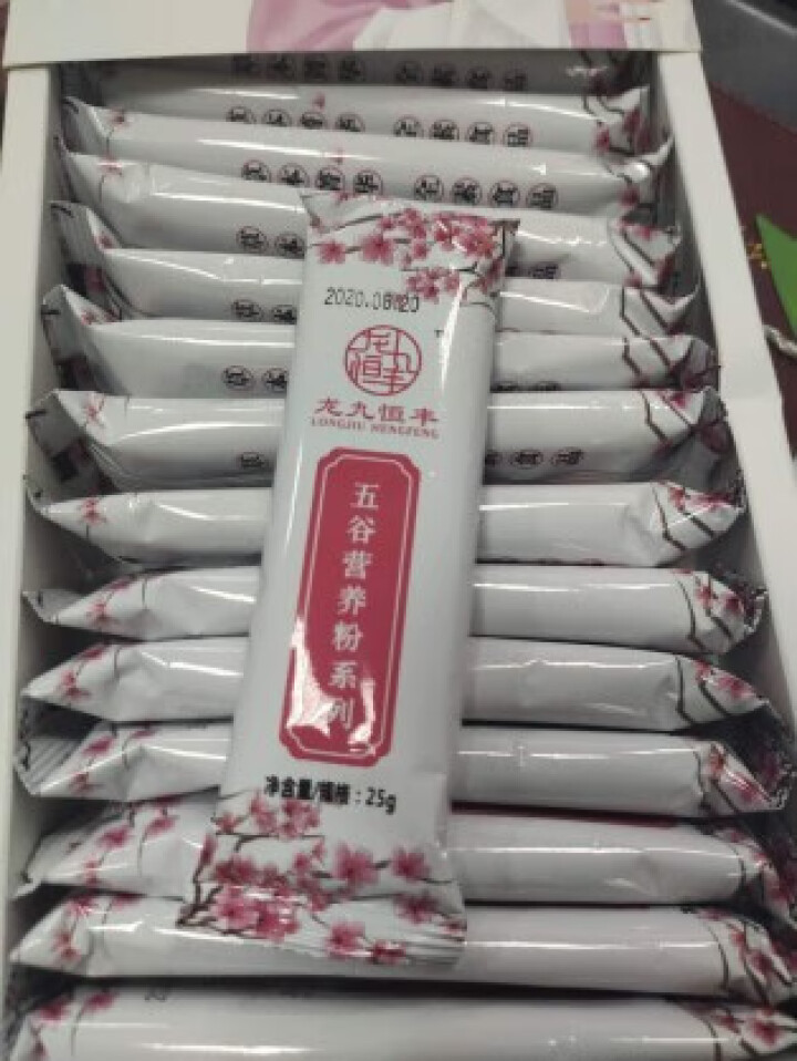 龙九恒丰 葛根木瓜魔芋粉 红豆薏米粉 葛根粉木瓜粉早餐代餐粉小袋装冲饮谷物金沙薏米 小袋装 葛根木瓜魔芋粉怎么样，好用吗，口碑，心得，评价，试用报告,第4张