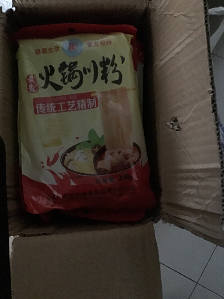 黄龙火锅川粉240g红薯粉条宽粉红薯宽粉条苕粉夜宵食品麻辣烫冒菜食材底料宽粉条火锅食材红薯手工鲜粉条 火锅川粉240gx2袋怎么样，好用吗，口碑，心得，评价，试,第3张