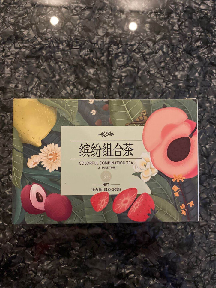 立尚 缤纷组合茶蜜桃乌龙茶桂花玫瑰红茶茉莉绿茶菊花普洱茶水果茶果粒茶花果冷泡茶三角包袋泡茶20袋/盒怎么样，好用吗，口碑，心得，评价，试用报告,第2张