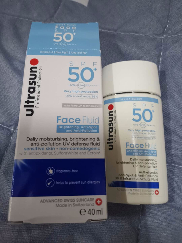 瑞士优佳（Ultrasun）隔离多效亮肤防晒乳SPF50+ PA++++ 40ml怎么样，好用吗，口碑，心得，评价，试用报告,第4张