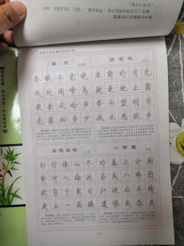 行书字帖硬笔速成全套10册 唐诗宋词三百首精选初学者成年钢笔小学生初中生男女临摹描红练字公式 行楷颜怎么样，好用吗，口碑，心得，评价，试用报告,第4张