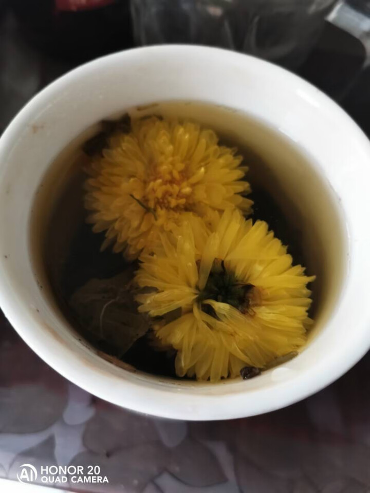 【买2件=发3罐】菊花茶 婺源皇菊 贡菊金丝皇菊搭枸杞金银花玫瑰蒲公英茶花草茶组合花茶 婺源皇菊30g/罐怎么样，好用吗，口碑，心得，评价，试用报告,第5张