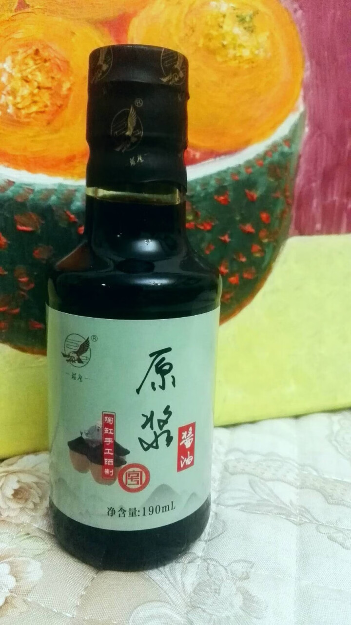 雄鹰酱油 原浆零添加190ML*3瓶 古法手工制作 非物质文化遗产传承  江西老字号 厨房调味料 雄鹰原浆酱油190ML*1瓶怎么样，好用吗，口碑，心得，评价，,第2张