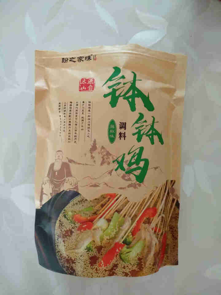 钵钵鸡调料 四川乐山冷锅串串香 盼之家味 冷串串麻辣烫火锅底料 藤椒味335g怎么样，好用吗，口碑，心得，评价，试用报告,第2张