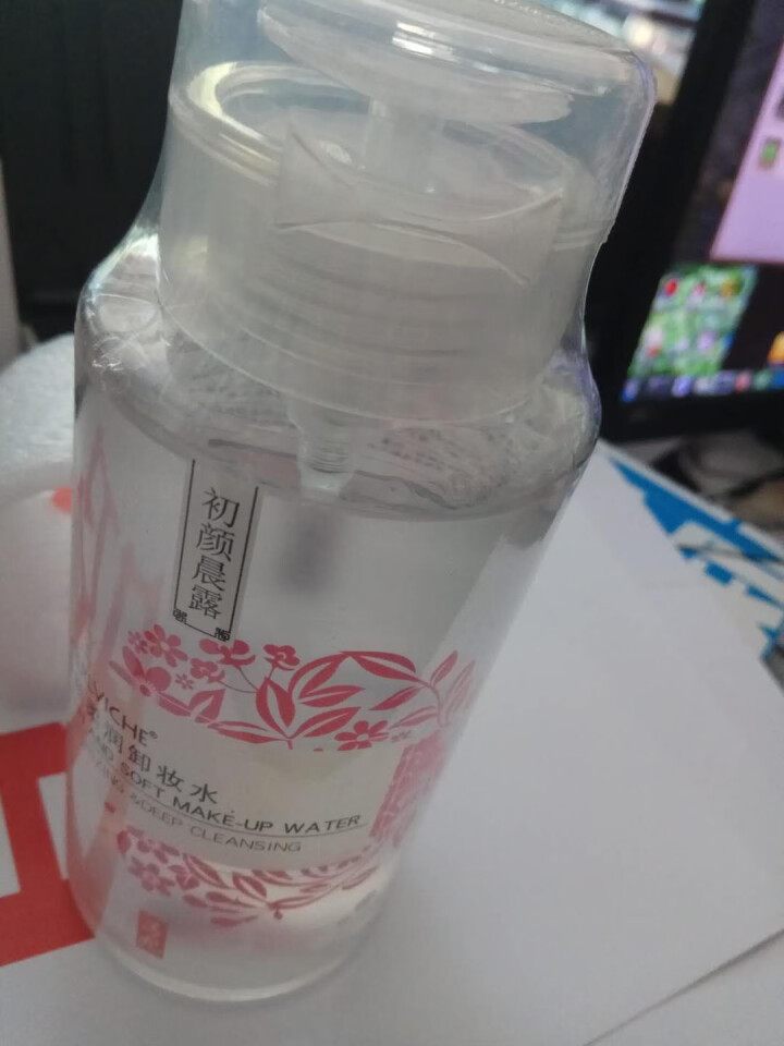 吕妃（LVFEI） 净颜柔润卸妆水（脸部 唇部 眼部 卸妆液）补水保湿温和卸妆 男女士通用 300ml/瓶怎么样，好用吗，口碑，心得，评价，试用报告,第2张