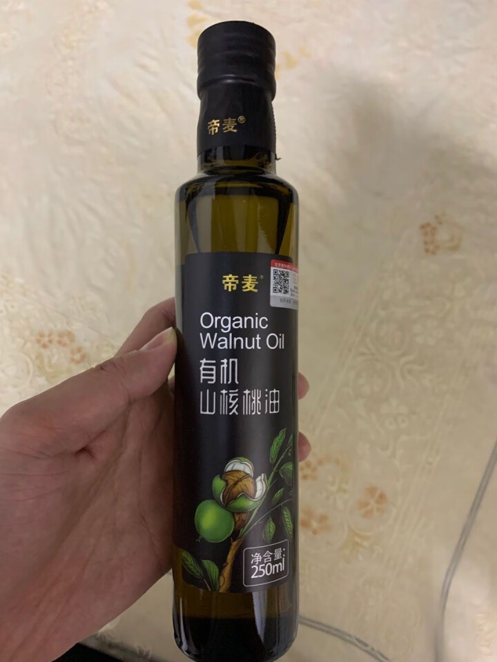 帝麦 物理冷榨有机山核桃油250ml 适用于婴幼儿宝宝食用油怎么样，好用吗，口碑，心得，评价，试用报告,第2张