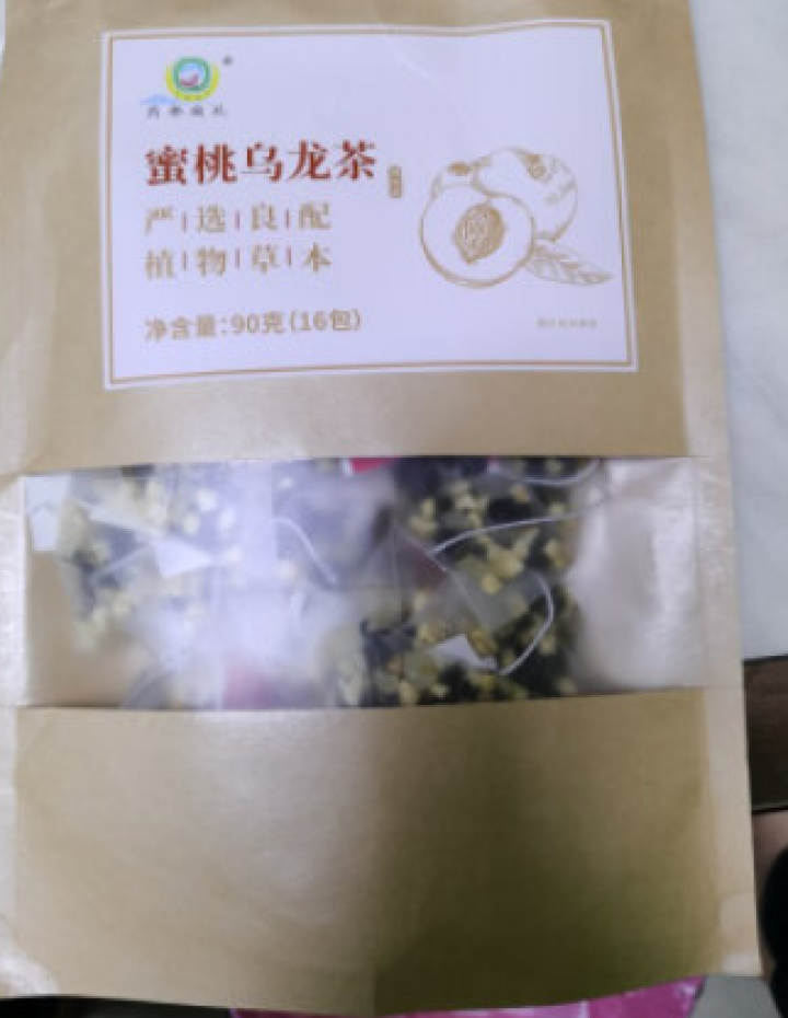 璇玑 蜜桃乌龙茶蜜桃干苹果干乌龙茶办公室下午茶女士花果茶果粒三角包袋泡水果茶冷泡茶 实惠袋装16包怎么样，好用吗，口碑，心得，评价，试用报告,第3张