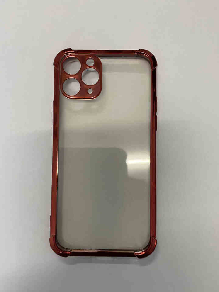 陌小朵 苹果11/11Pro手机壳电镀软壳 iPhone11 Pro max保护套全包气囊防摔透明款 中国红 iPhone 11 pro怎么样，好用吗，口碑，心,第2张